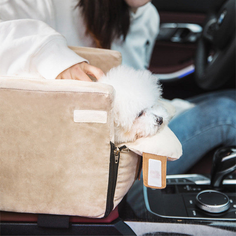 Central Control Pet Travel Car Seat Carrier