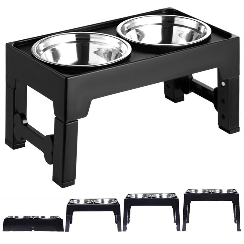 Adjustable Elevated Neck Protection Pet Feeding Bowl